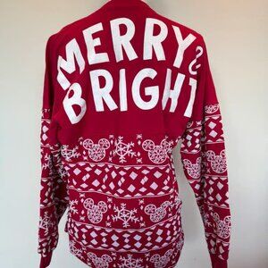 Christmas Merry & Bright Spirit Jersey | VGUC | XS | Textured Print